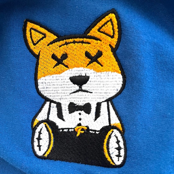 Rich and Lonely X Formal Blue Sweatshirt Hoodie sz M - Picture 2 of 11